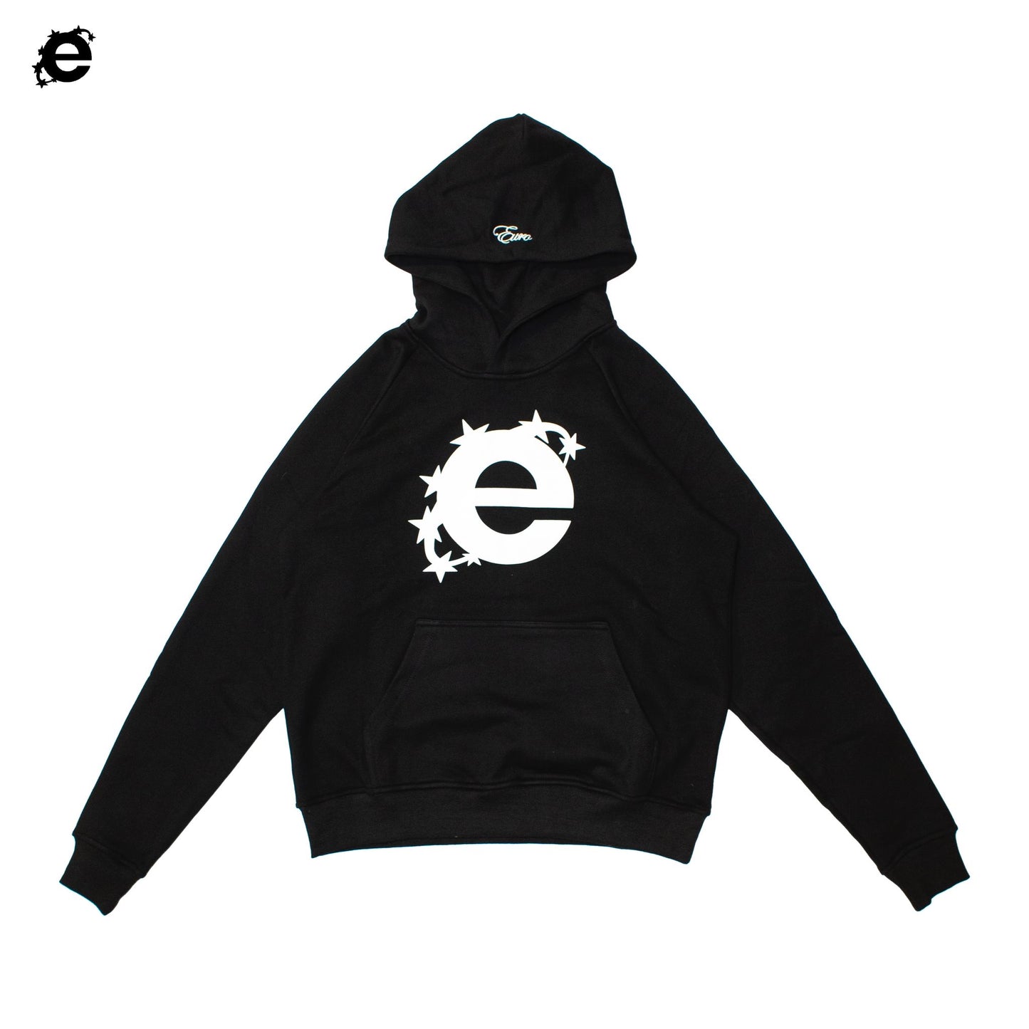 E HOODIE BLACK